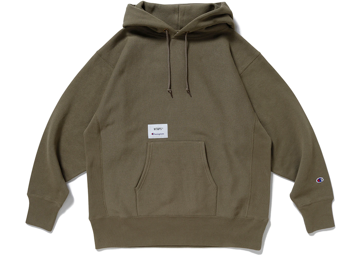 WTAPS x Champion Reverse weave (R) Hooded Sweatshirt Olivedrab