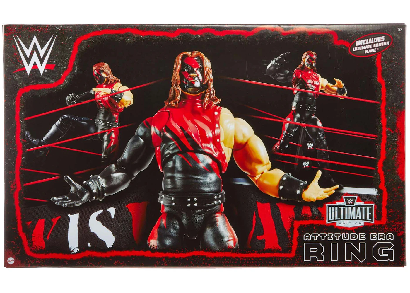 WWE Ultimate Edition Attitude Era Bague et figurine Kane de la