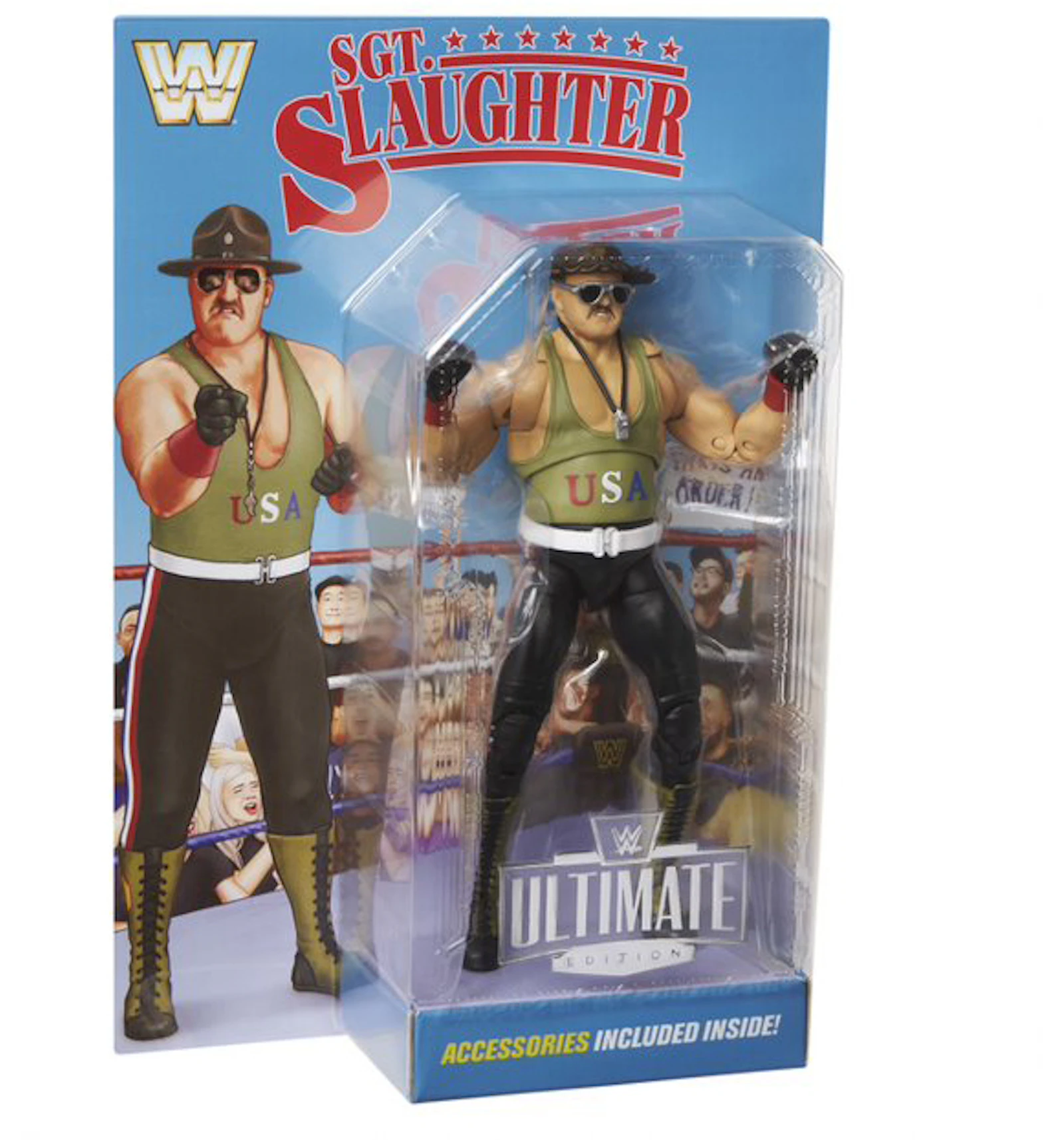 WWE Ultimate Edition Sgt. Slaughter SDCC Exclusive Action Figure - SS21 ...