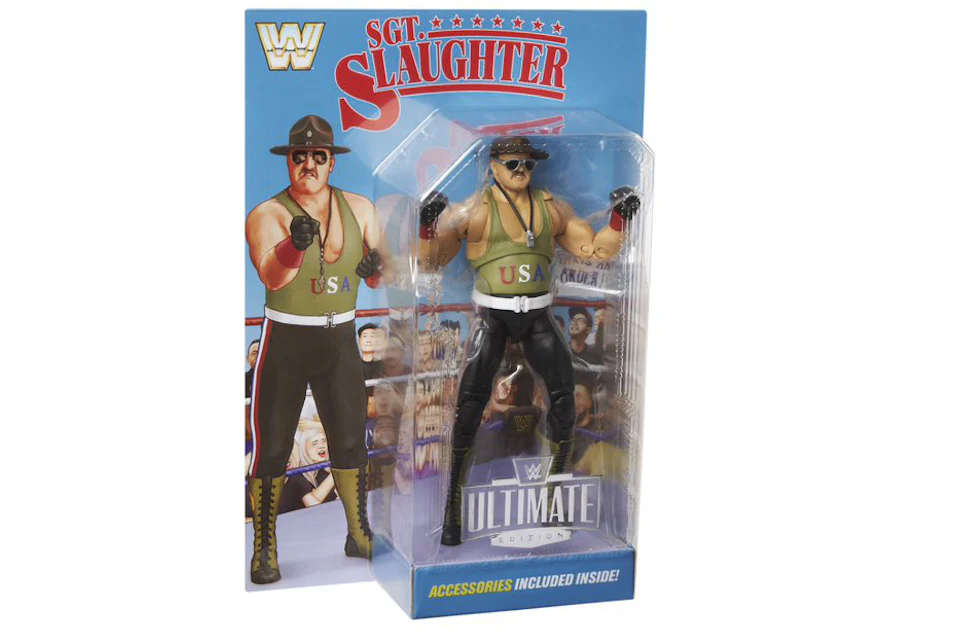 WWE Ultimate Edition Sgt. Slaughter SDCC Exclusive Action Figure