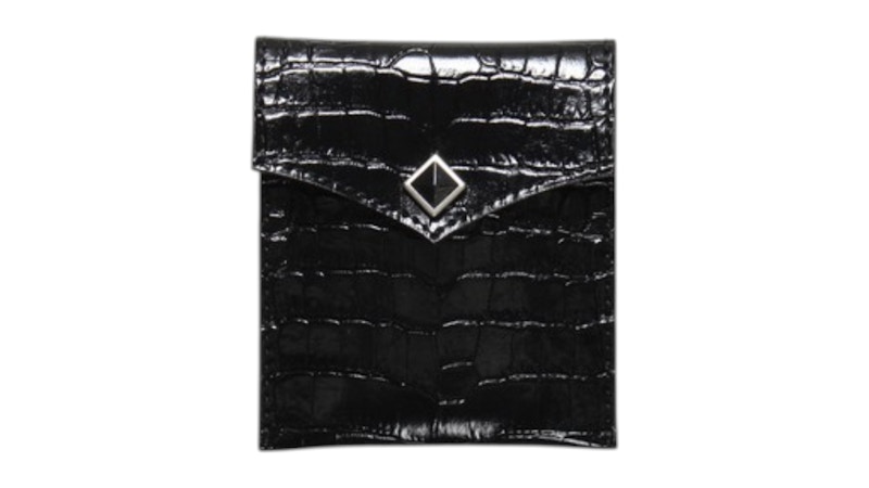 Wacko Maria Python Leather Portable Ashtray Brown