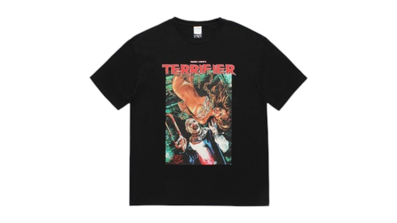 新品 WACKO MARIA × TERRIFIER 25AW コラボ Tシャツ Wacko Maria Terrifier Washed Heavy Weight I T-Shirt Black Men's
