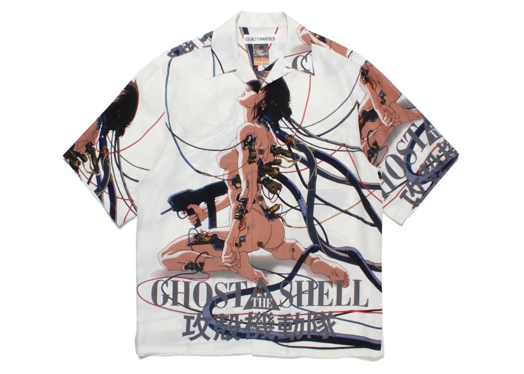 Pre-owned Wacko Maria X Ghost In The Shell #4 Hawaiian Shirt Multicolor