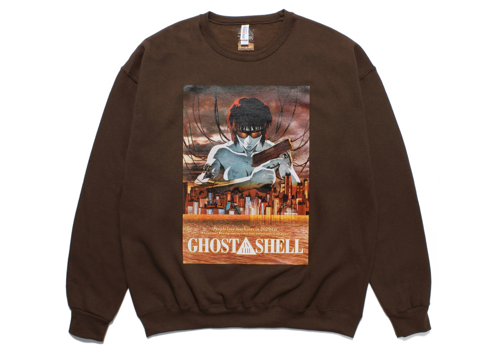 Wacko Maria x Ghost in the Shell Sweatshirt Brown Men's - SS23 - US