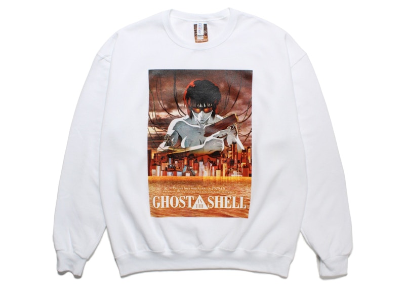 Wacko Maria x Ghost in the Shell Sweatshirt White Men's - SS23 - US