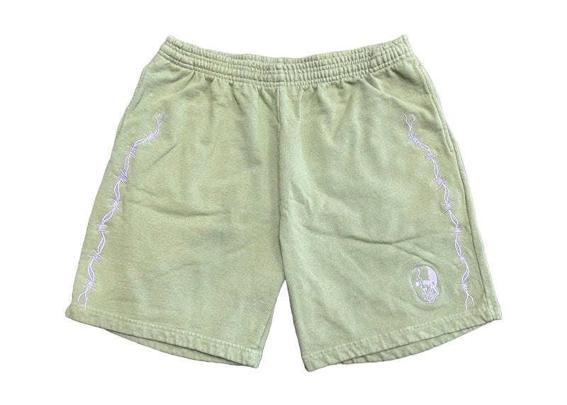 Pre-owned Warren Lotas Men's Barbed Wire Shorts In Olive