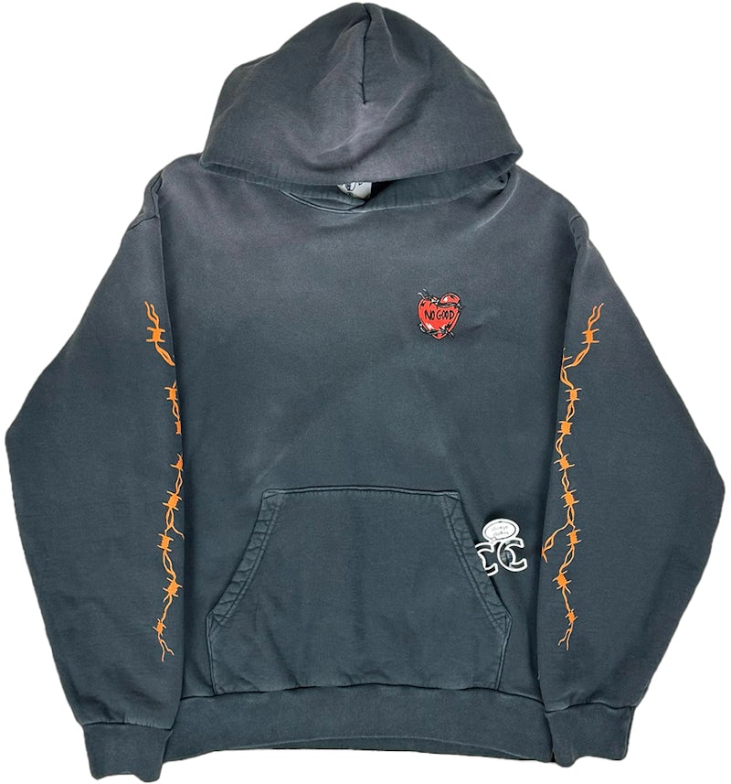 Warren Lotas Hard Love Hooded Sweatshirt Black Men's SS23 US