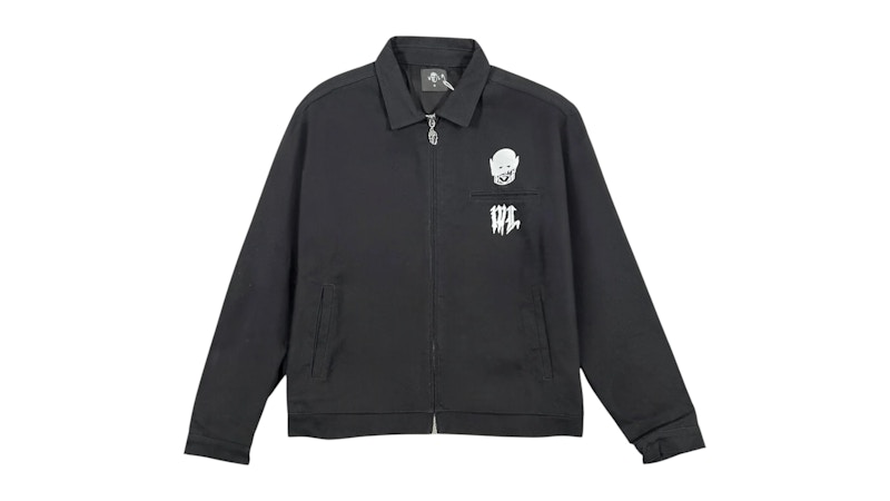 Pre-owned Warren Lotas Men's Masked Demon Work Jacket In Black
