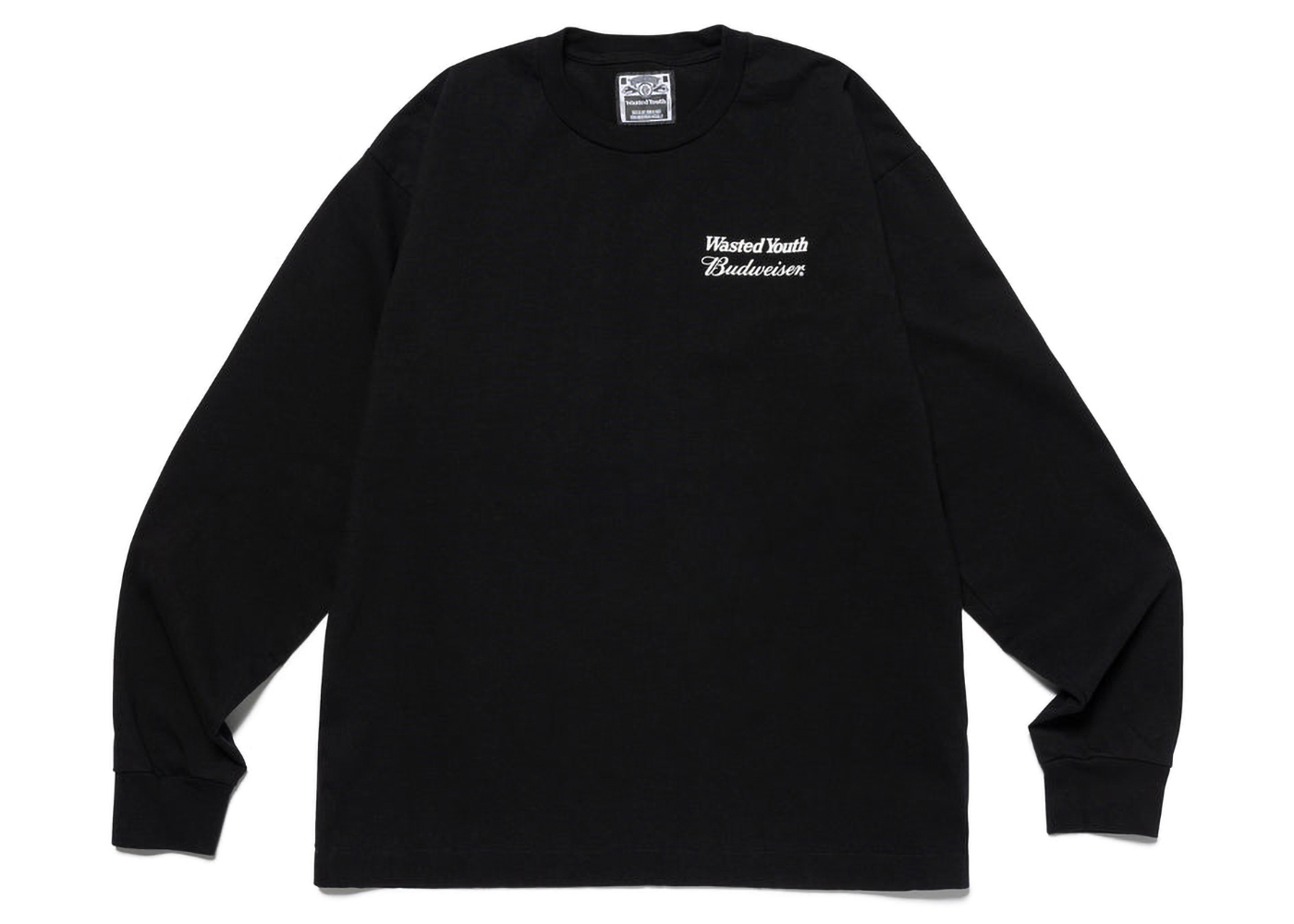 Wasted Youth Budweiser L/S Tee Black Men's - SS23 - US
