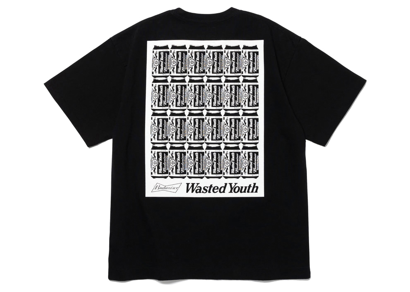 Wasted Youth x Budweiser T-Shirt Black Men's - SS22 - US