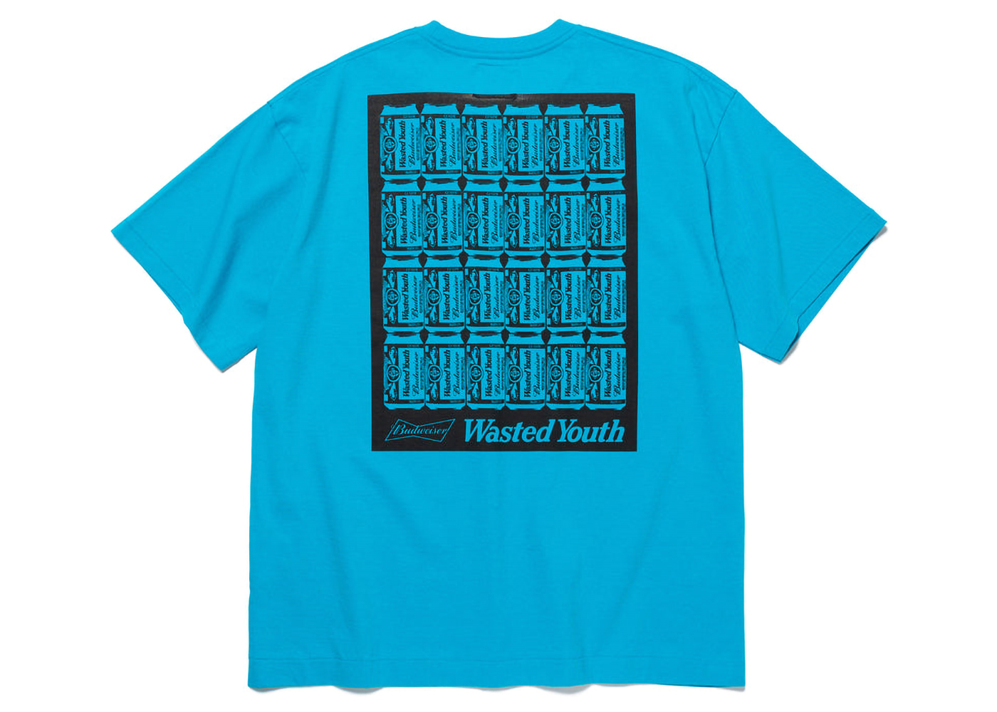 Wasted Youth Budweiser T-Shirt (2023) Blue Men's - SS23 - GB