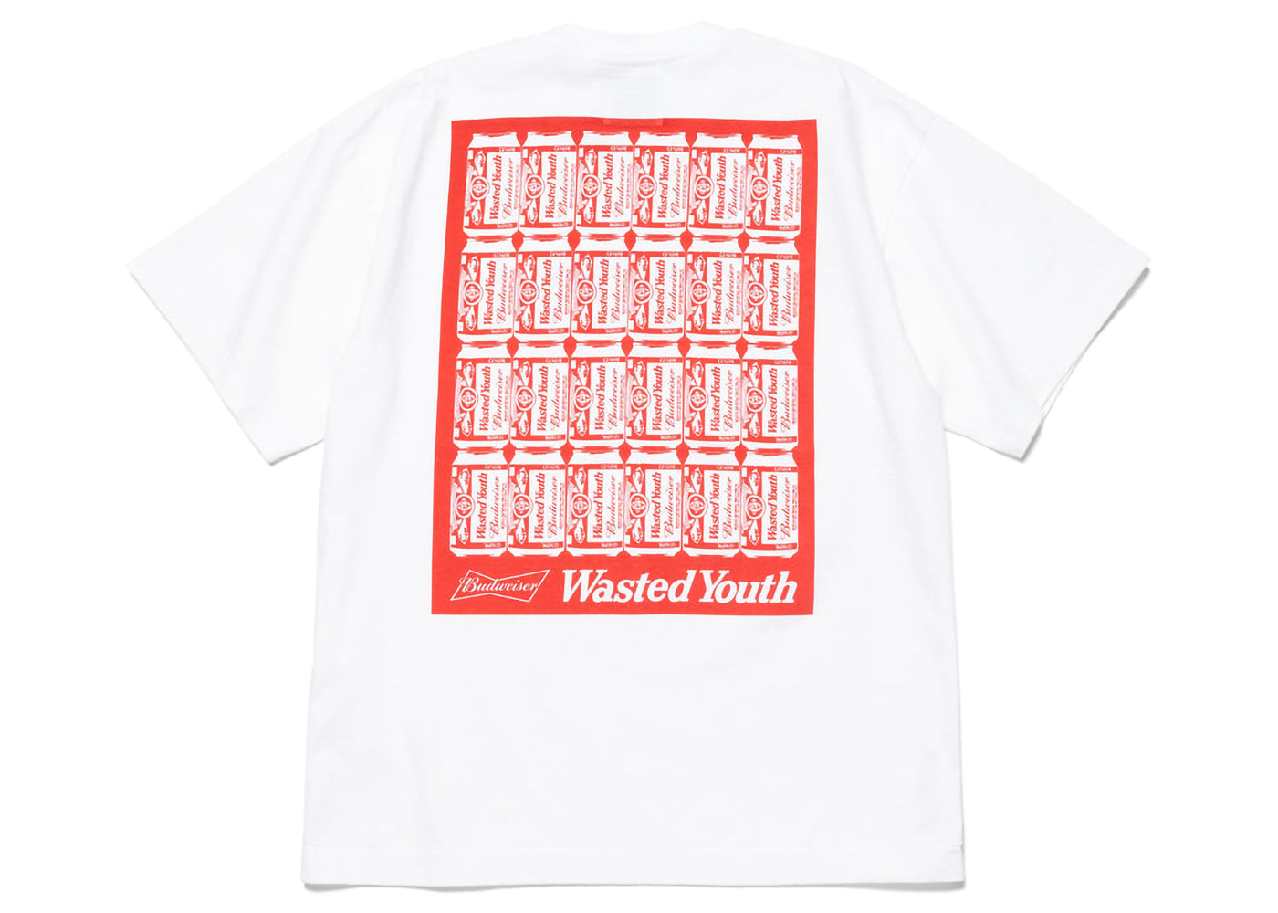 Wasted Youth Budweiser T-Shirt (2023) White - SS23 Hombre - US