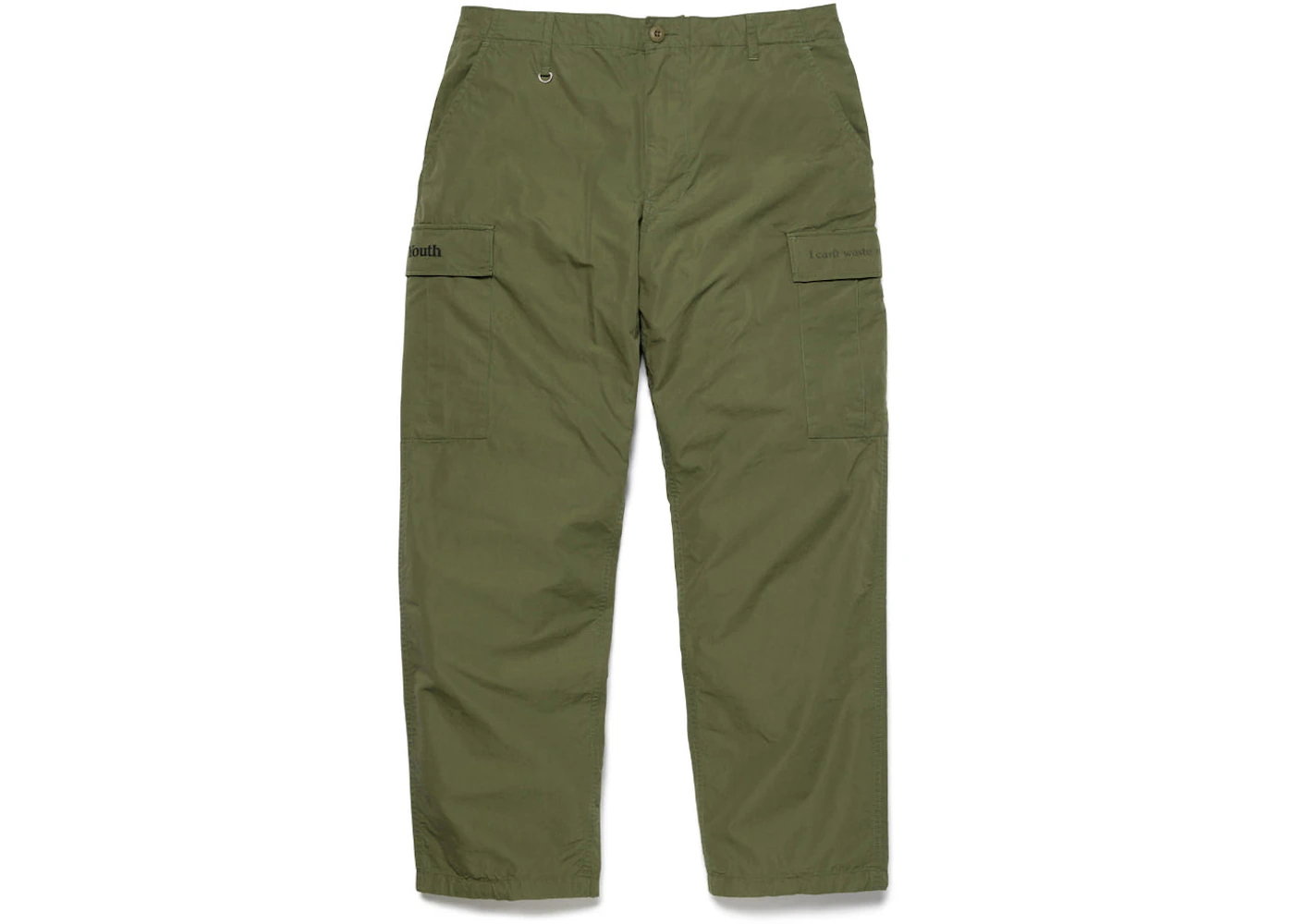 Wasted Youth Cargo Pants Olive Drab Men's - SS23 - US