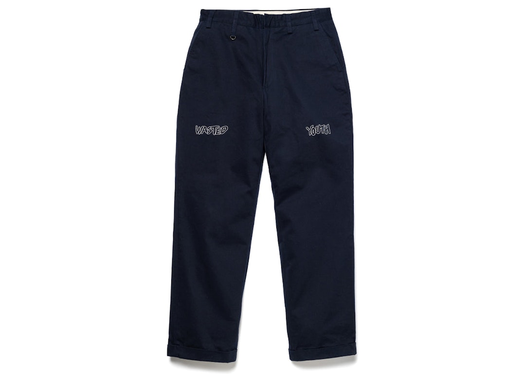 Pre-owned Wasted Youth Chino Pants Navy