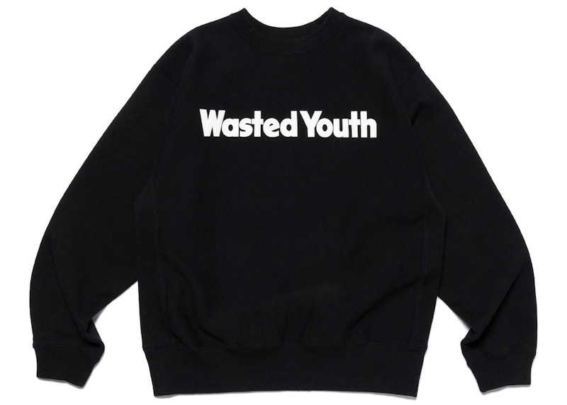 Wasted Youth Thank You Sweatshirt Black Men's - SS23 - US