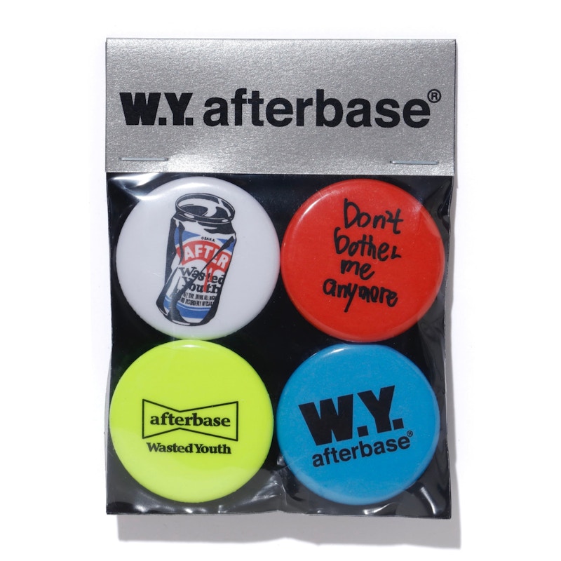 Wasted Youth x Afterbase Badge (Set of 4) Multi - SS22 - US