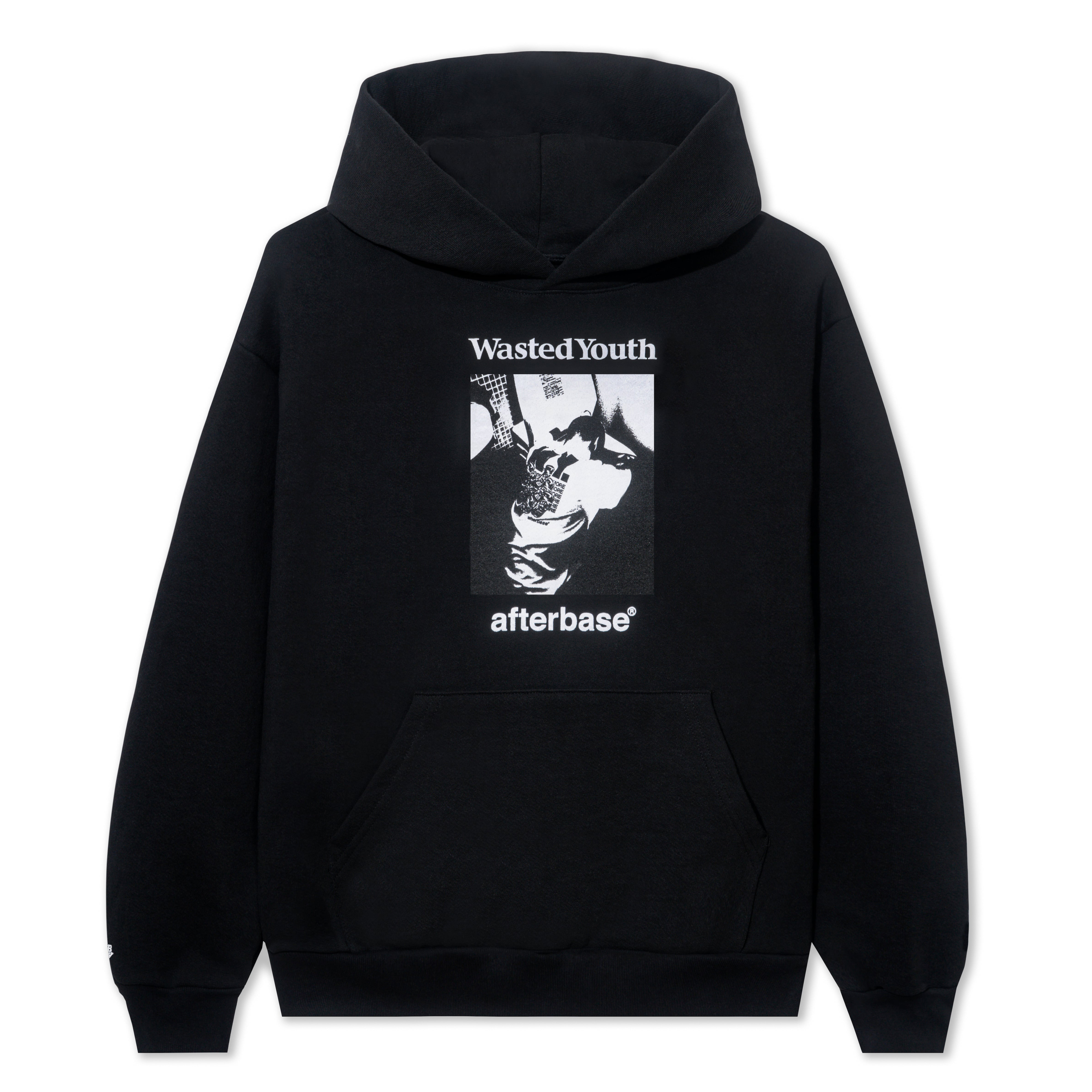 Wasted Youth x Afterbase Drunk Hoodie Black Men's - SS22 - US