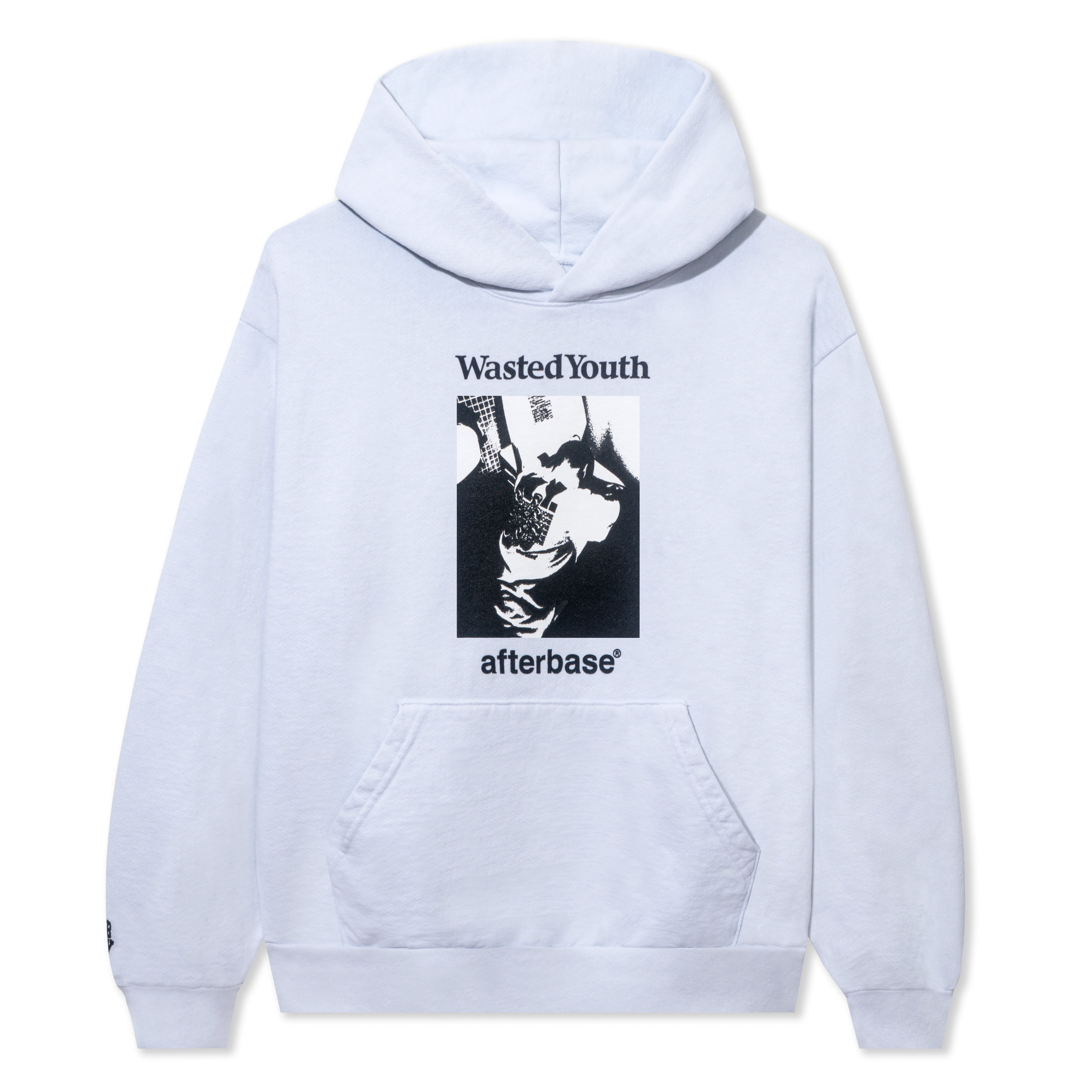 Wasted Youth x Afterbase Drunk Hoodie Light Blue - SS22