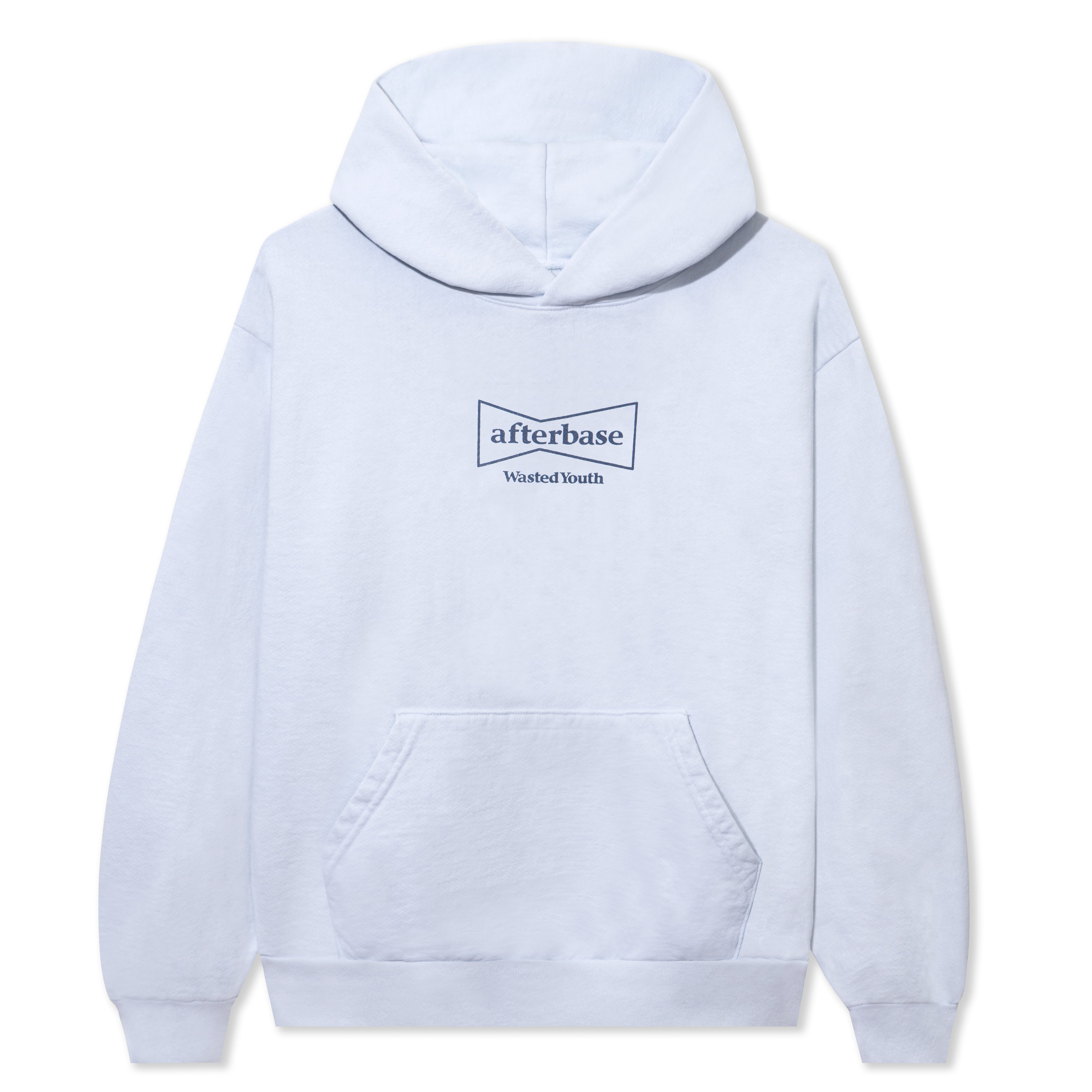 Wasted Youth x Afterbase Hoodie White Blue Men's - SS22 - US