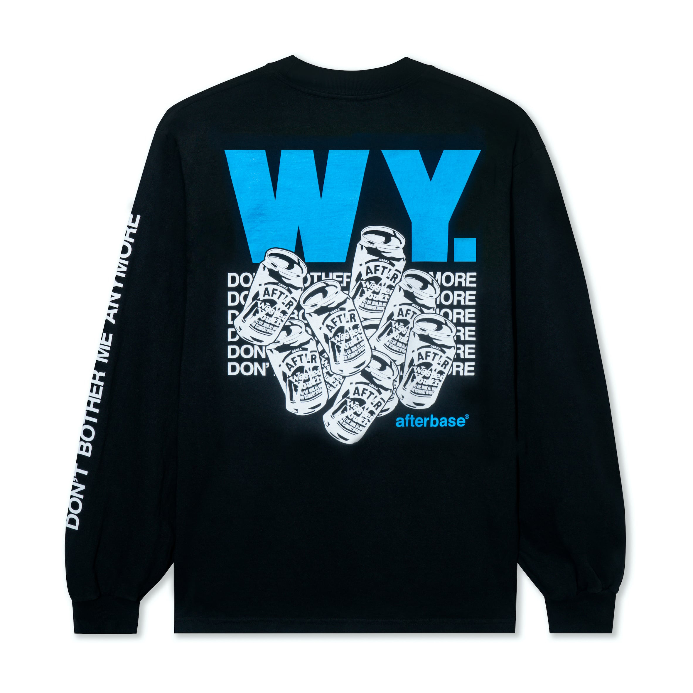 Wasted Youth x Afterbase L/S Tee Black Blue Hombre - SS22 - ES