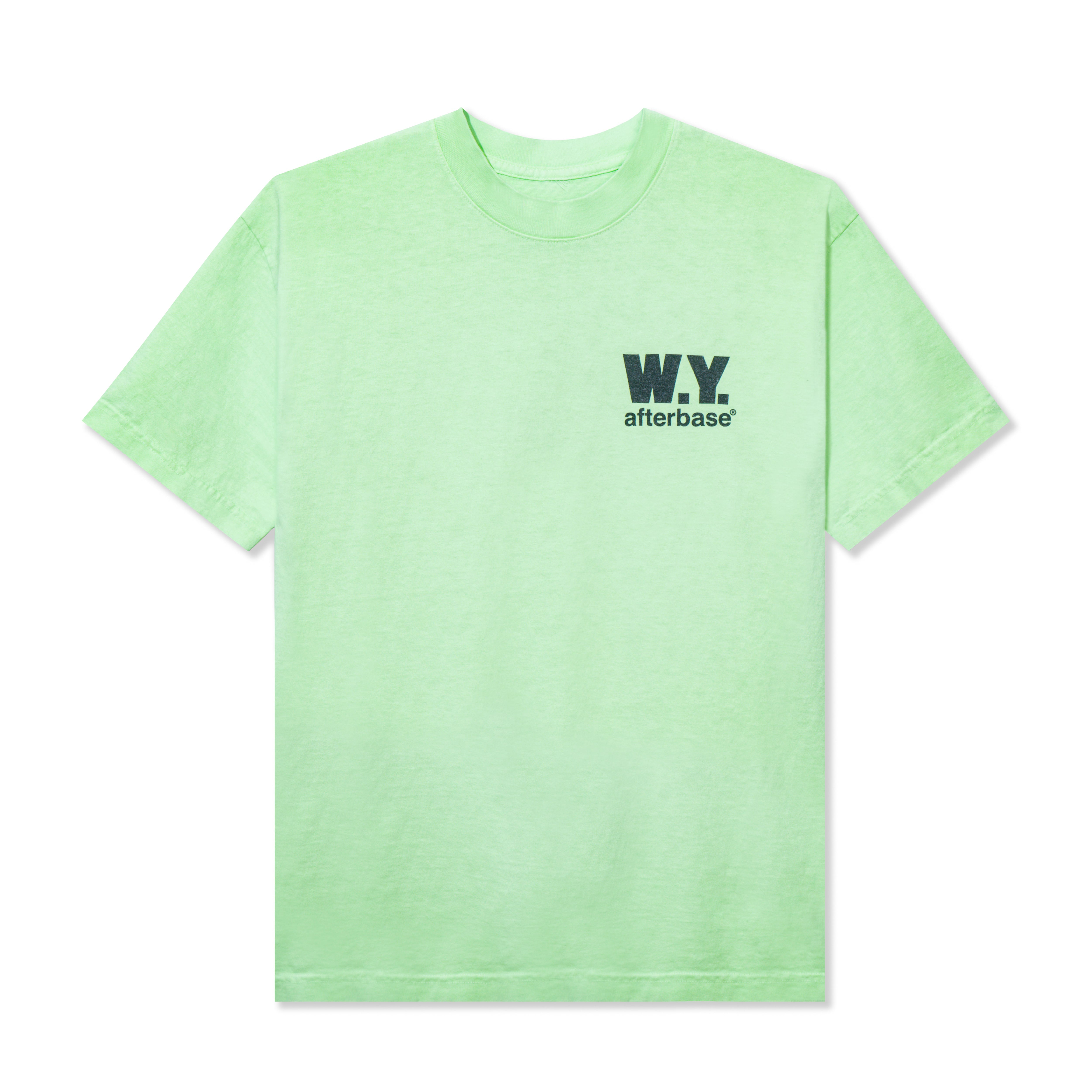 Wasted Youth x Afterbase S/S Tee Lime Green Men's - SS22 - US