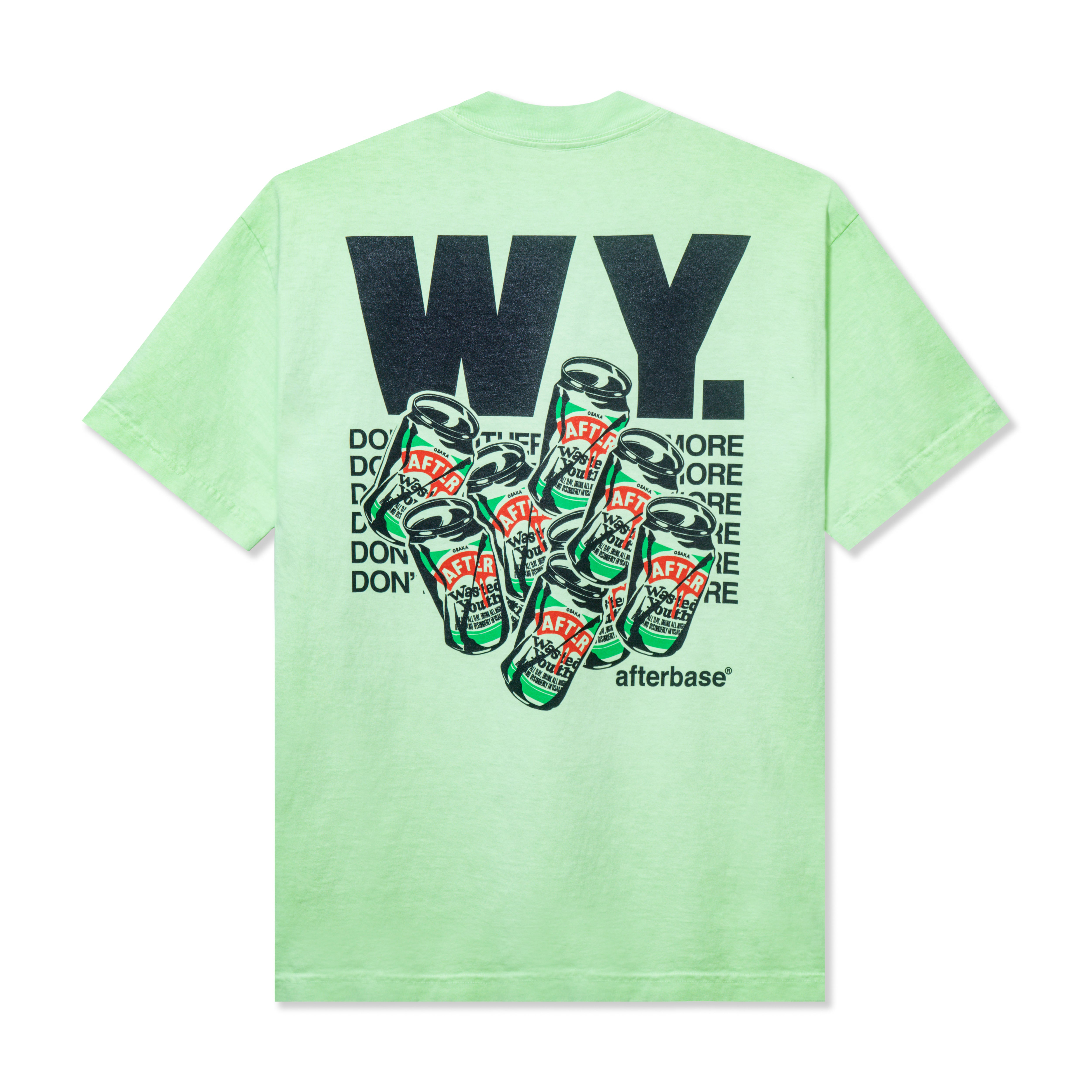 Wasted Youth x Afterbase S/S Tee Lime Green - SS22 Men's - US