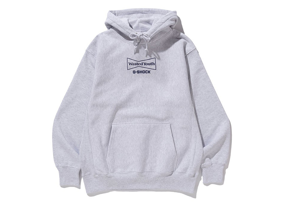 Wasted Youth x Casio G-Shock Hoodie Grey