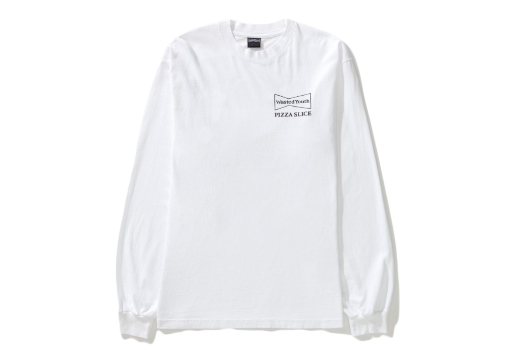 Wasted Youth x Pizza Slice L/S Box Set T-Shirt White Black 男装