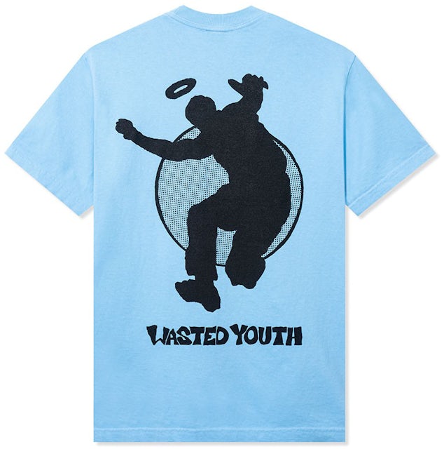median glemme Syd Wasted Youth x Union Osaka T-Shirt Blue - FW22 メンズ - JP