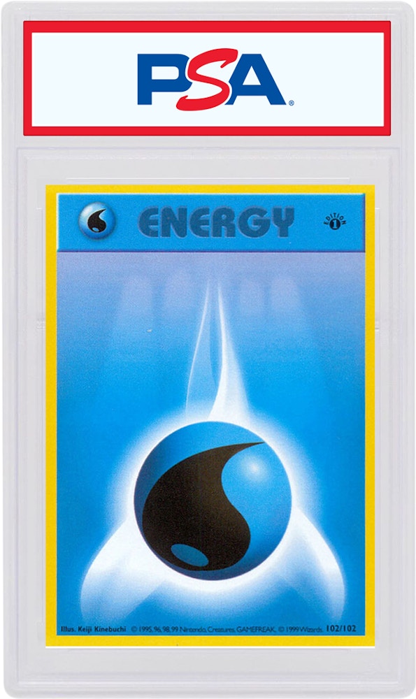 Water Energy 1999 Pokemon Tcg Base Set 1st Edition 102 102 1999