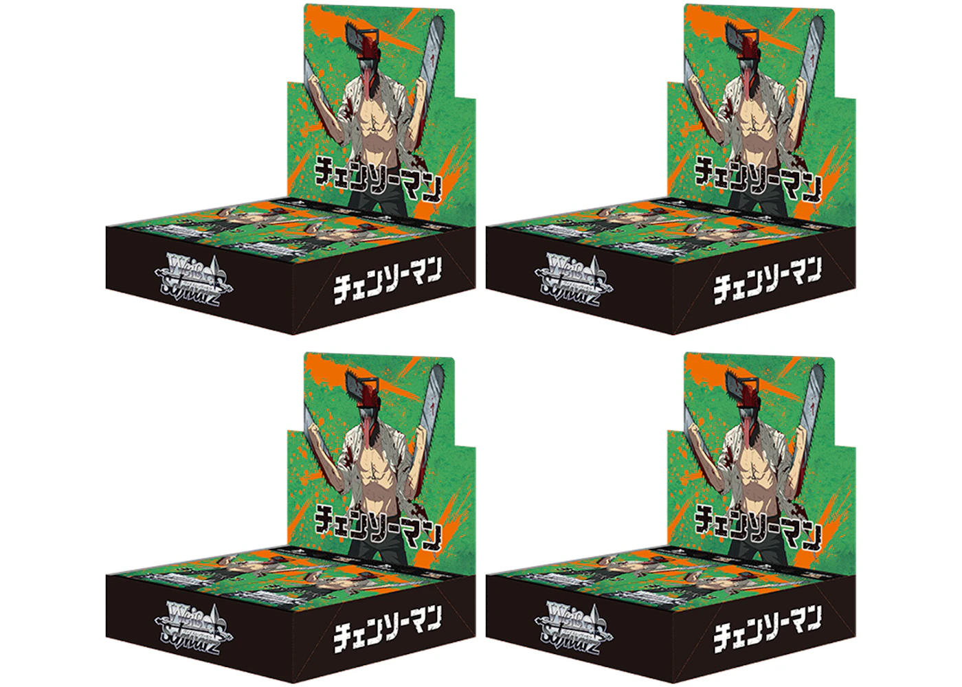 Weiss Schwarz Chainsaw Man Booster Box (Japanese) 4x Lot - GB Weiss Schwarz Chainsaw Man Booster Box (Japanese) 4x Lot - GB