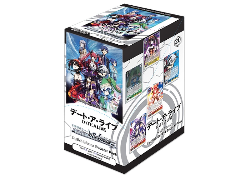 【限定希少】EP-Booster White Limited Edition Weiss Schwarz Date A Live Booster Box - US