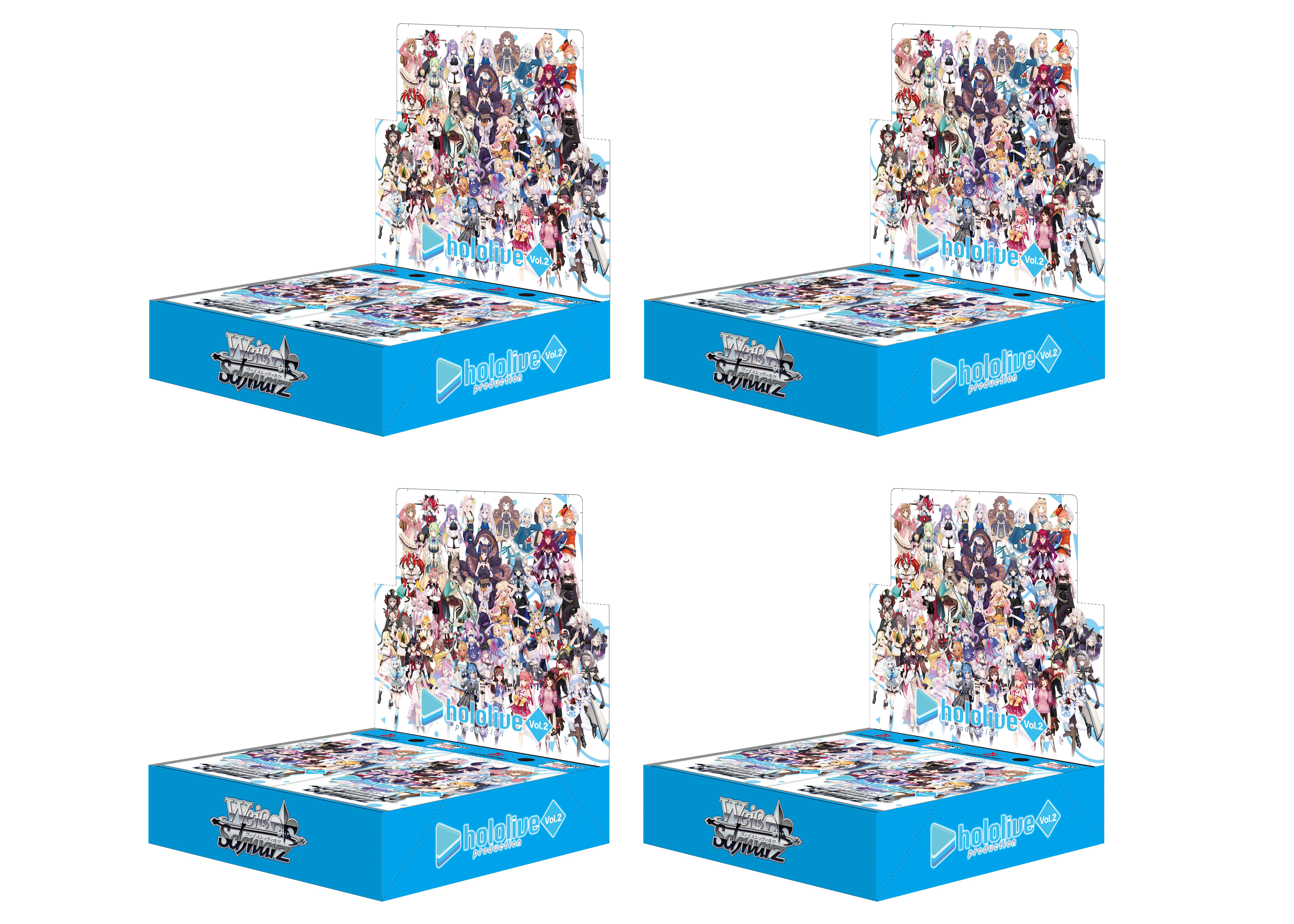 Weiss Schwarz Hololive Production Vol. 2 Booster Box (Japanese) 4x