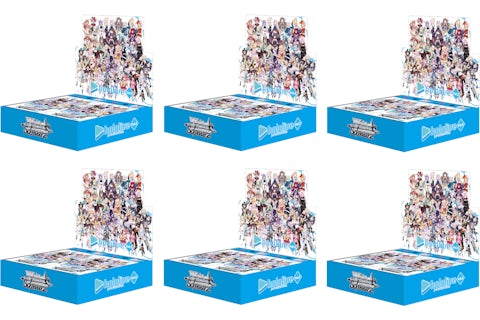 Weiss Schwarz Hololive Production Vol. 2 Booster Box (Japanese) 6x Lot - US Weiss Schwarz Hololive Production Vol. 2 Booster Box (Japanese) 6x Lot - US