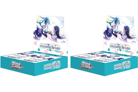Weiss Schwarz Project Sekai Colorful Stage! Hatsune Miku Booster Box (Japanese) 2x Lot - US Weiss Schwarz Project Sekai Colorful Stage! Hatsune Miku Booster Box (Japanese) 2x Lot - US