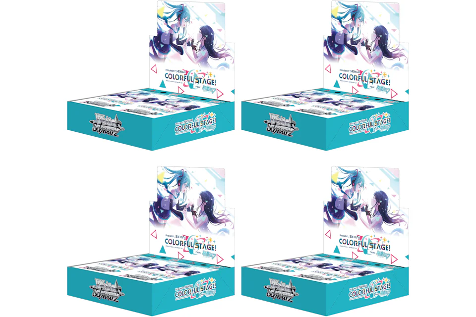 Weiss Schwarz Project Sekai Colorful Stage! Hatsune Miku Booster Box (Japanese) 4x Lot