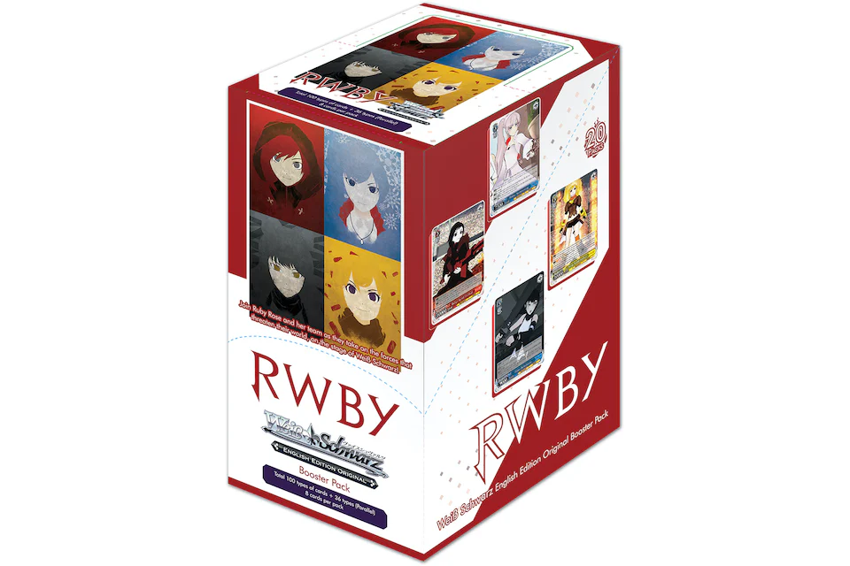 Weiss Schwarz RWBY (Ruby, Weiss, Blake & Yang) Booster Box