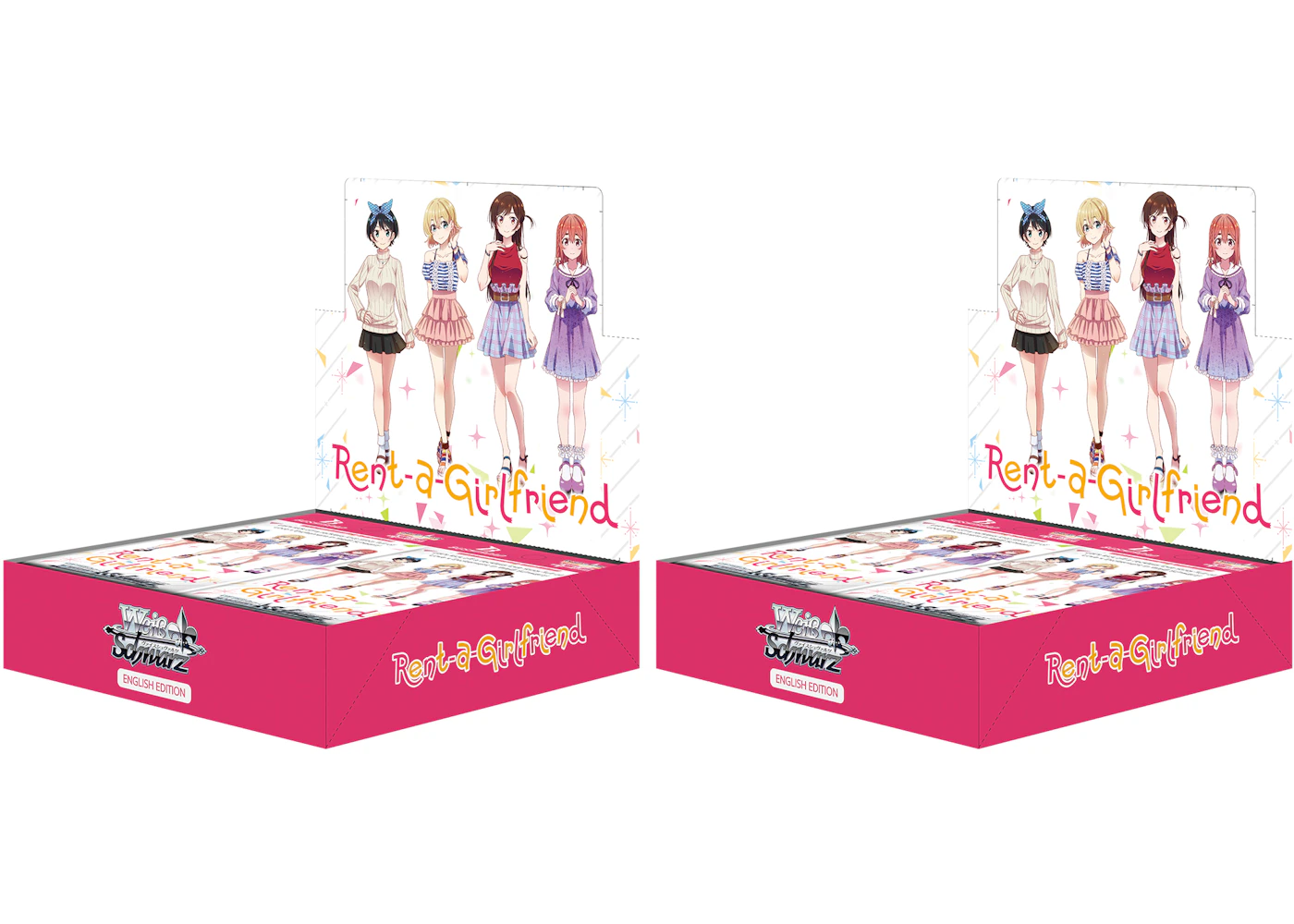 Weiss Schwarz Rent-A-Girlfriend Booster Box (English) 2x Lot - US Weiss Schwarz Rent-A-Girlfriend Booster Box (English) 2x Lot - US