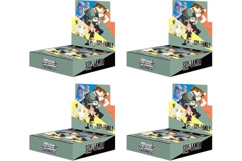 Weiss Schwarz Spy x Family Booster Box (Japanese) 4x Lot - US Weiss Schwarz Spy x Family Booster Box (Japanese) 4x Lot - US