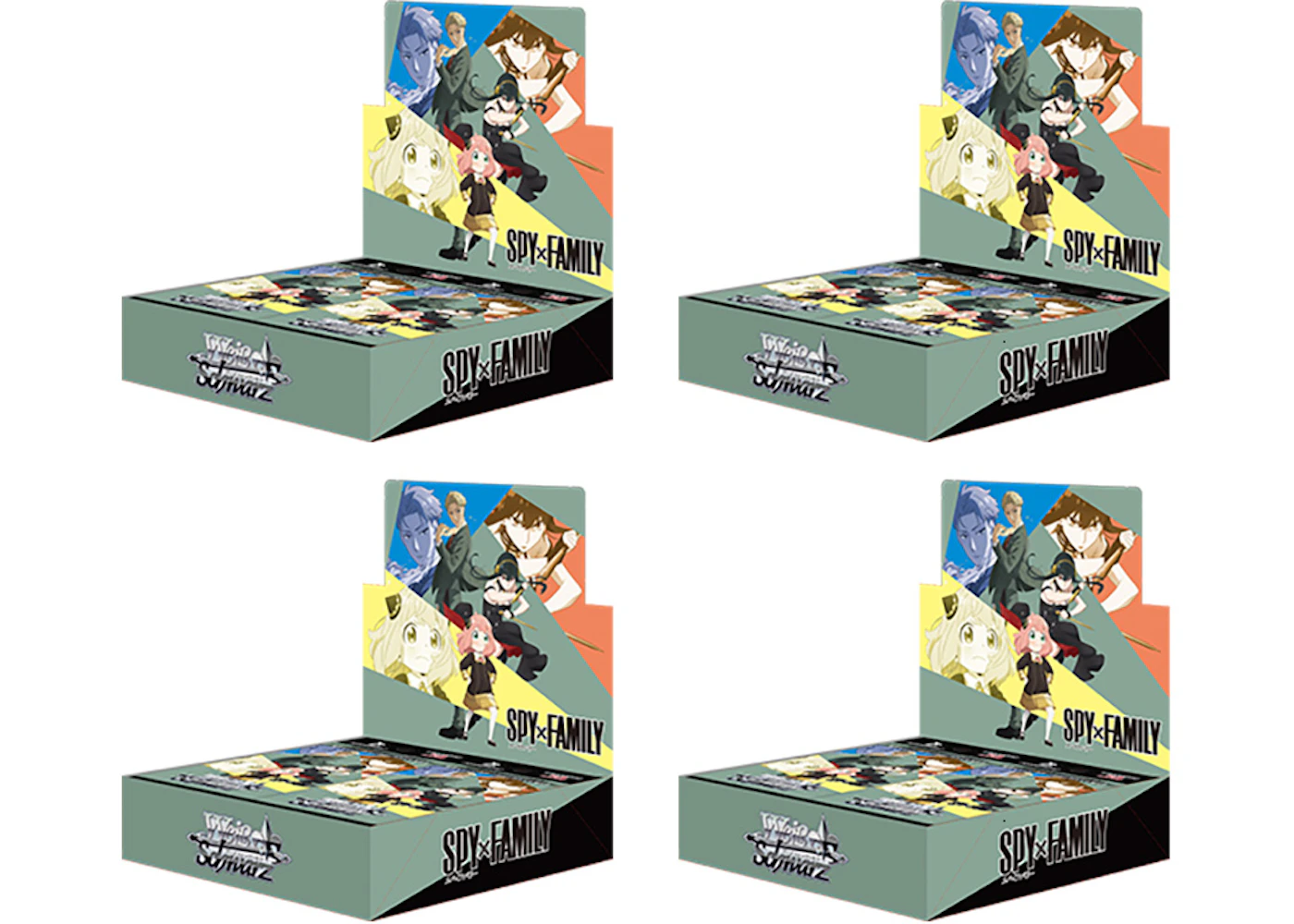 Weiss Schwarz Spy x Family Booster Box (Japanese) 4x Lot - US Weiss Schwarz Spy x Family Booster Box (Japanese) 4x Lot - US
