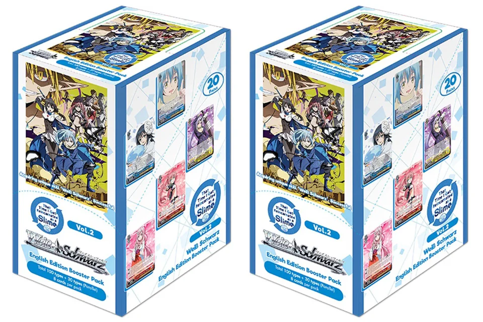 Weiss Schwarz That Time I Got Reincarnated as a Slime Vol.2 Booster Box (English) 2x Lot