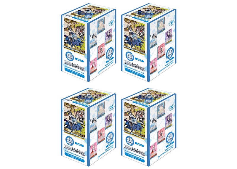 Weiss Schwarz That Time I Got Reincarnated as a Slime Vol.2 Booster Box  (English) 4x Lot - US