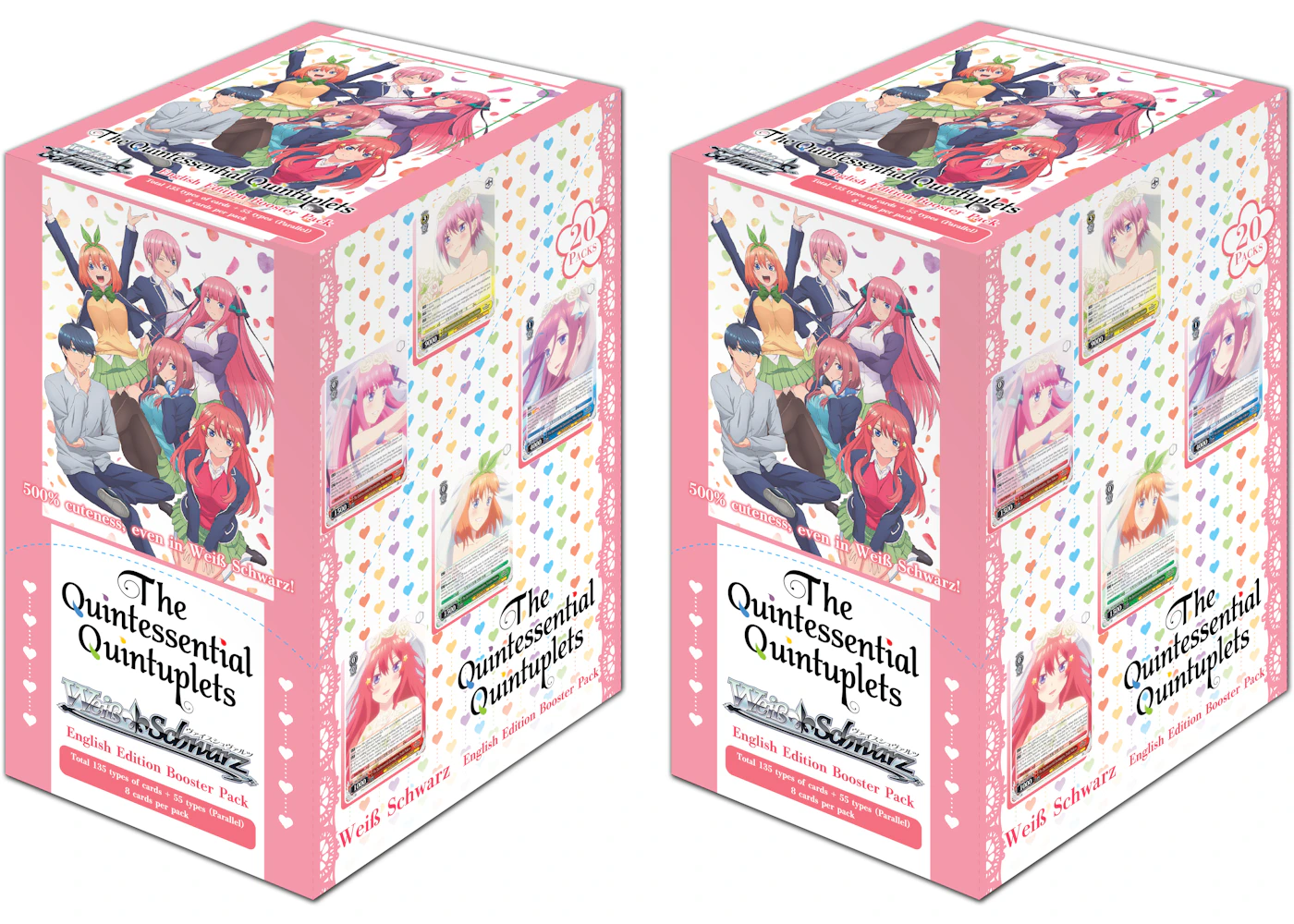Weiss Schwarz The Quintessential Quintuplets Booster Box (English) 2x Lot - US Weiss Schwarz The Quintessential Quintuplets Booster Box (English) 2x Lot - US