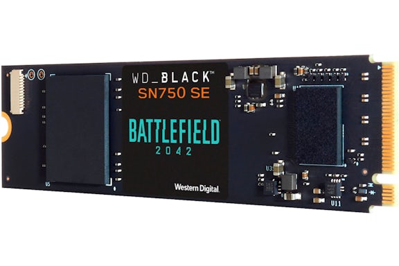Western Digital WD_BLACK SN750 SE SSD 500GB with Battlefield 2042 PC Game Code WDBB9J5000ANC-NRSN