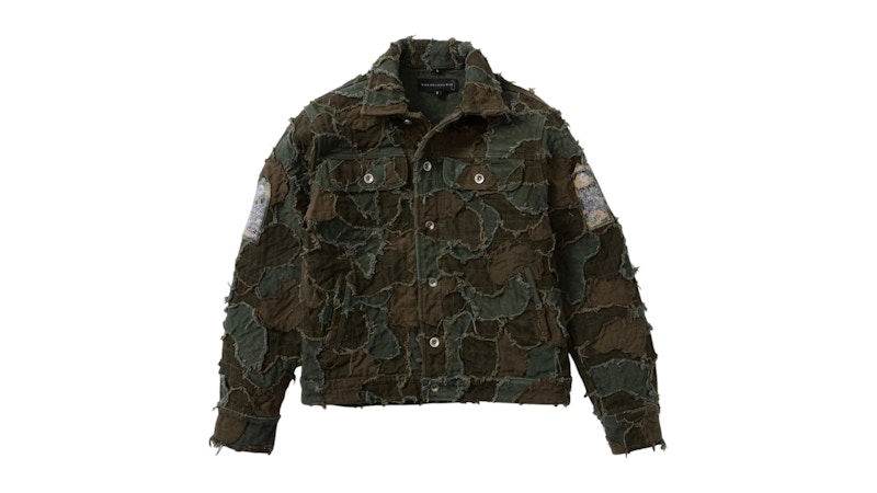Who Decides War Field Camo Trucker Jacket Multicolor Men's Who Decides War Field Camo Trucker Jacket Multicolor Men's