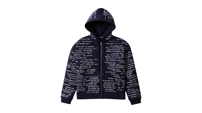 【関税込み】Who Decides War ネイビー WDW Scripture フーディ Who-Decides-War-Wdw-Scripture-
