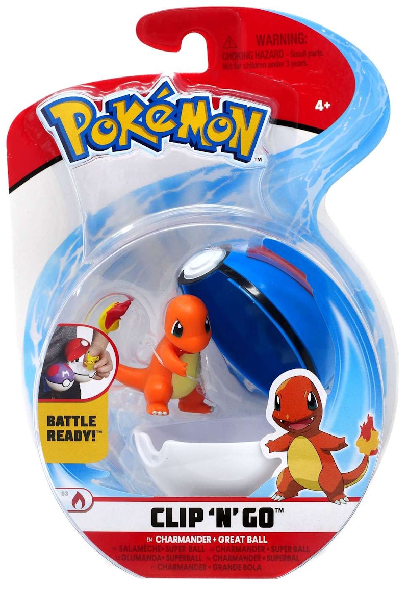 Charmander deals pokemon ball