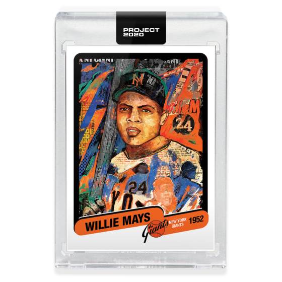 Only 1,556 made! Topps Project 2020 Baseball Card #48 1952 Willie Mays by JK5 