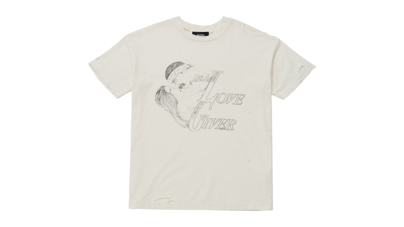 Willy Chavarria Lover Giver Destroyed Easy Tee White Men's