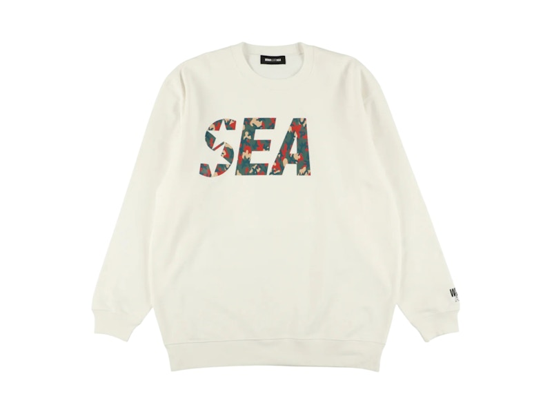 WIND AND SEA　SEA PATCH CREW SWEATER XL Satin Patch Crewneck Sweatshirt – WIND AND SEA